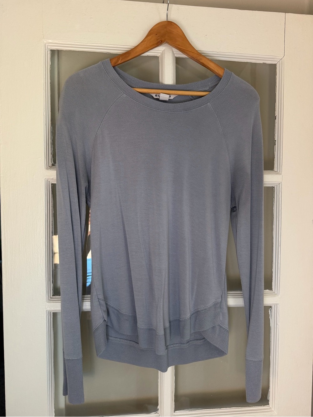 Athleta Pale Blue Lightweight Long-Sleeve Pullover